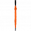 Зонт-трость Color Play, оранжевый с логотипом в Ставрополе заказать по выгодной цене в кибермаркете AvroraStore
