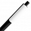 Ручка шариковая Pigra P03 Mat, черная с белым с логотипом в Ставрополе заказать по выгодной цене в кибермаркете AvroraStore