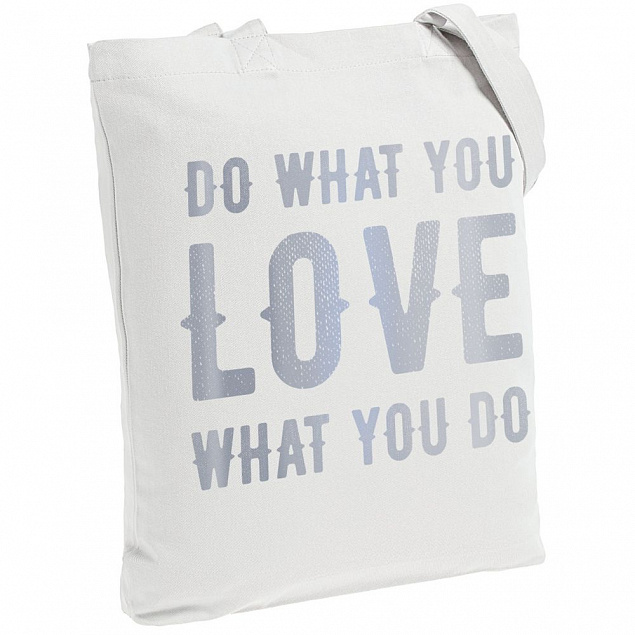 Холщовая сумка Do Love, молочно-белая с логотипом в Ставрополе заказать по выгодной цене в кибермаркете AvroraStore