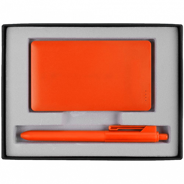 Набор Option, оранжевый с логотипом в Ставрополе заказать по выгодной цене в кибермаркете AvroraStore
