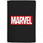 Обложка для паспорта Marvel, черная с логотипом в Ставрополе заказать по выгодной цене в кибермаркете AvroraStore