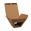 Коробка для чайных пар 27600, 27800, размер 17,2х10,94х8,2 см,  микрогофрокартон, коричневый с логотипом в Ставрополе заказать по выгодной цене в кибермаркете AvroraStore