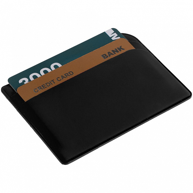 Чехол для карточек Dorset, черный с логотипом в Ставрополе заказать по выгодной цене в кибермаркете AvroraStore