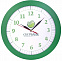 Часы настенные Vivid large, зеленые с логотипом в Ставрополе заказать по выгодной цене в кибермаркете AvroraStore