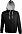 Толстовка мужская Soul men 290 с контрастным капюшоном, черная с логотипом в Ставрополе заказать по выгодной цене в кибермаркете AvroraStore