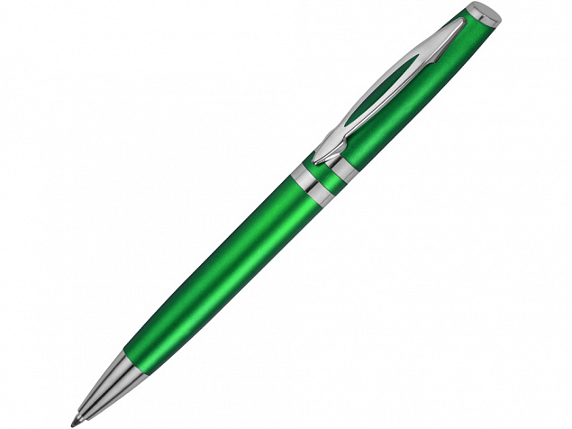 Ручка шариковая Невада, зеленый металлик с логотипом в Ставрополе заказать по выгодной цене в кибермаркете AvroraStore