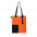 Шоппер Superbag Color (оранжевый с чёрным) с логотипом в Ставрополе заказать по выгодной цене в кибермаркете AvroraStore