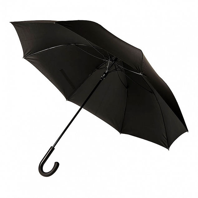 Зонт-трость CAMBRIDGE, пластиковая ручка, полуавтомат с логотипом в Ставрополе заказать по выгодной цене в кибермаркете AvroraStore