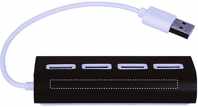 USB хаб на 4 порта с логотипом в Ставрополе заказать по выгодной цене в кибермаркете AvroraStore