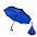 Зонт-трость механический  Chaplin, черно-синий с логотипом в Ставрополе заказать по выгодной цене в кибермаркете AvroraStore