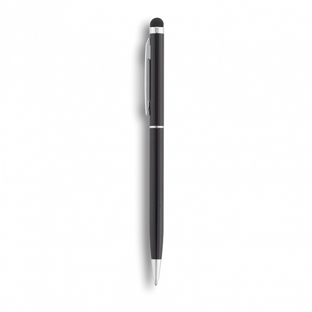 Тонкая металлическая ручка-стилус с логотипом в Ставрополе заказать по выгодной цене в кибермаркете AvroraStore