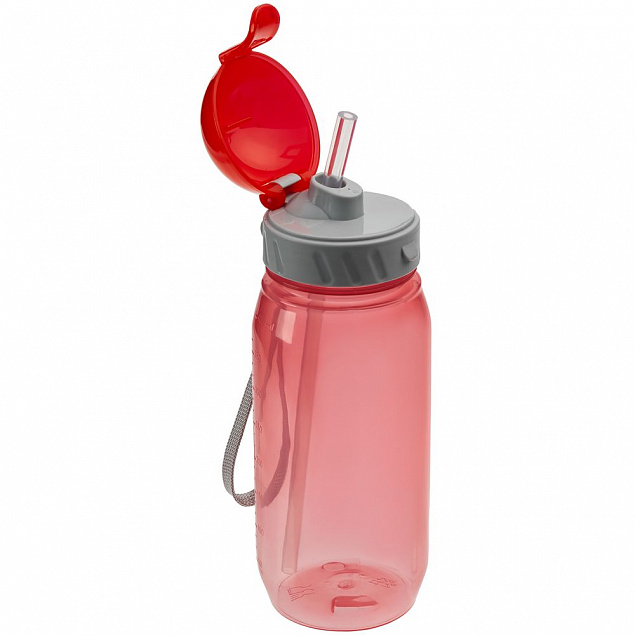 Бутылка для воды Aquarius, красная с логотипом в Ставрополе заказать по выгодной цене в кибермаркете AvroraStore