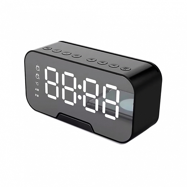 Часы-метеостанция Allora с Bluetooth колонкой и функцией Hands free с логотипом в Ставрополе заказать по выгодной цене в кибермаркете AvroraStore