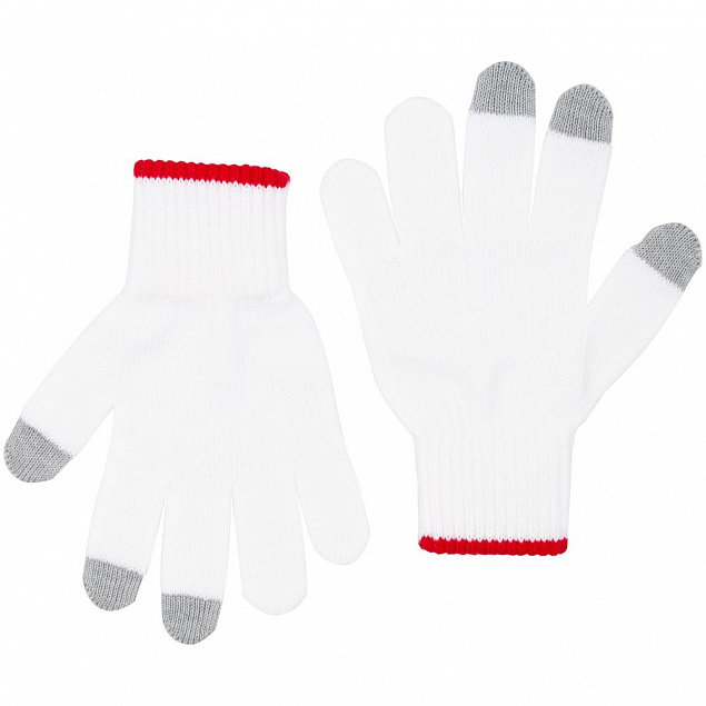 Сенсорные перчатки на заказ Guanti Tok, полушерсть с логотипом в Ставрополе заказать по выгодной цене в кибермаркете AvroraStore