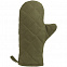 Прихватка-рукавица детская «Младший шеф», темно-зеленая с логотипом в Ставрополе заказать по выгодной цене в кибермаркете AvroraStore