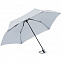 Зонт складной Safebrella, серый с логотипом в Ставрополе заказать по выгодной цене в кибермаркете AvroraStore