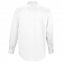 Рубашка мужская с длинным рукавом BEL AIR, белая с логотипом в Ставрополе заказать по выгодной цене в кибермаркете AvroraStore