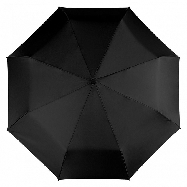 Складной зонт Magic с проявляющимся рисунком, черный с логотипом в Ставрополе заказать по выгодной цене в кибермаркете AvroraStore