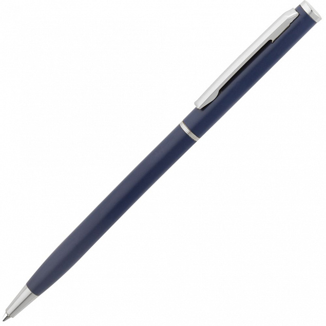 Ежедневник Magnet Shall с ручкой, синий с логотипом в Ставрополе заказать по выгодной цене в кибермаркете AvroraStore