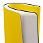 Блокнот Verso в клетку, желтый с логотипом в Ставрополе заказать по выгодной цене в кибермаркете AvroraStore