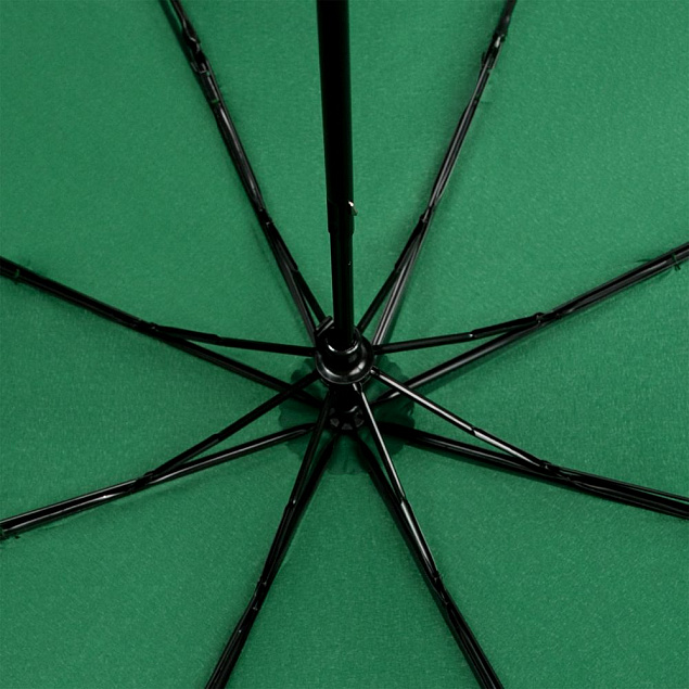 Зонт складной Hit Mini ver.2, зеленый с логотипом в Ставрополе заказать по выгодной цене в кибермаркете AvroraStore