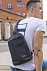 Рюкзак cross body, Frank, черный/серый с логотипом в Ставрополе заказать по выгодной цене в кибермаркете AvroraStore