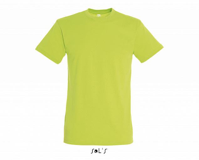 Фуфайка (футболка) REGENT мужская,Зеленое яблоко XXS с логотипом в Ставрополе заказать по выгодной цене в кибермаркете AvroraStore