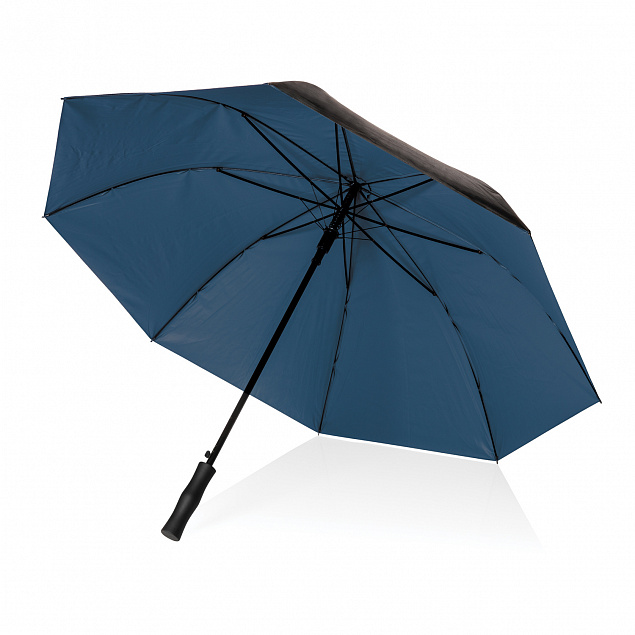 Двухцветный плотный зонт Impact из RPET AWARE™ с автоматическим открыванием, 27" с логотипом в Ставрополе заказать по выгодной цене в кибермаркете AvroraStore
