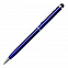 Шариковая ручка Touch Tip, синяя с логотипом в Ставрополе заказать по выгодной цене в кибермаркете AvroraStore