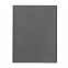 Бизнес-блокнот BIGGY, B5 формат, серый, серый форзац, мягкая обложка, в клетку с логотипом в Ставрополе заказать по выгодной цене в кибермаркете AvroraStore