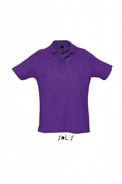 Джемпер (рубашка-поло) SUMMER II мужская,Темно-фиолетовый L с логотипом в Ставрополе заказать по выгодной цене в кибермаркете AvroraStore