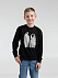Свитшот детский Like a Penguin, черный с логотипом в Ставрополе заказать по выгодной цене в кибермаркете AvroraStore