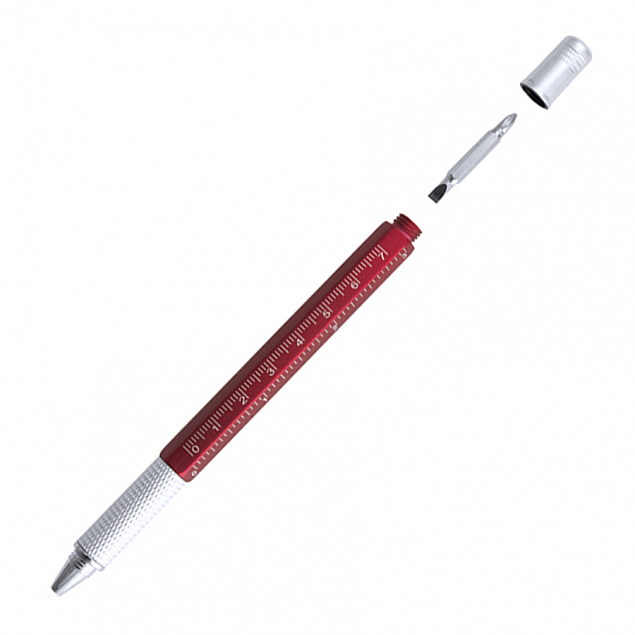 Ручка с мультиинструментом SAURIS, пластик, металл с логотипом в Ставрополе заказать по выгодной цене в кибермаркете AvroraStore
