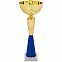 Кубок Kudos, большой, синий с логотипом в Ставрополе заказать по выгодной цене в кибермаркете AvroraStore