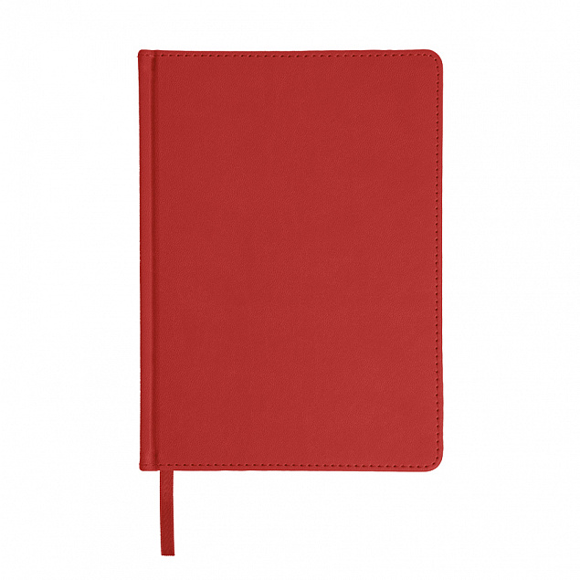 Ежедневник недатированный Anderson, А5,  красный, белый блок с логотипом в Ставрополе заказать по выгодной цене в кибермаркете AvroraStore