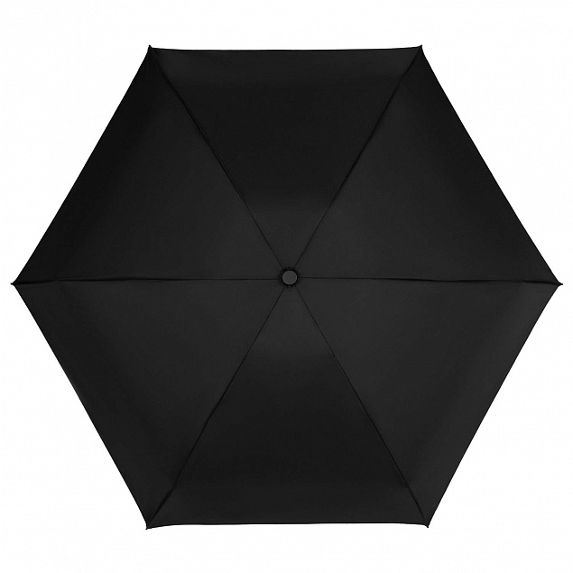Зонт складной  Salana, черный с логотипом в Ставрополе заказать по выгодной цене в кибермаркете AvroraStore
