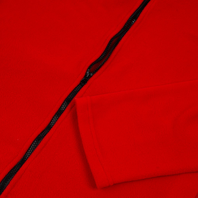 Куртка флисовая унисекс Manakin, красная с логотипом в Ставрополе заказать по выгодной цене в кибермаркете AvroraStore