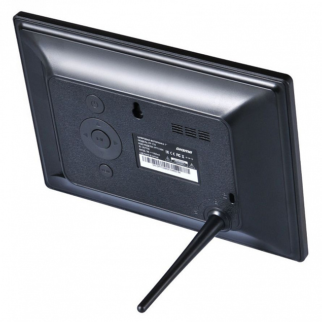 Цифровая фоторамка Digma PF-733, черная с логотипом в Ставрополе заказать по выгодной цене в кибермаркете AvroraStore