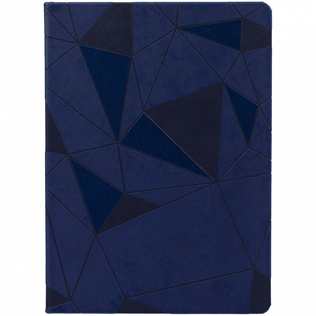Ежедневник Gems, недатированный, темно-синий с логотипом в Ставрополе заказать по выгодной цене в кибермаркете AvroraStore