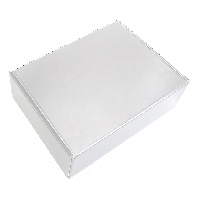 Набор Hot Box Duo CW white (белый с синим) с логотипом в Ставрополе заказать по выгодной цене в кибермаркете AvroraStore
