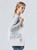 Холщовая сумка Drama & Grammar, молочно-белая с логотипом в Ставрополе заказать по выгодной цене в кибермаркете AvroraStore