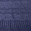 Плед VELVILJE MINI, темно-синий, шерсть 30%, акрил 70%, 120*170 см с логотипом в Ставрополе заказать по выгодной цене в кибермаркете AvroraStore