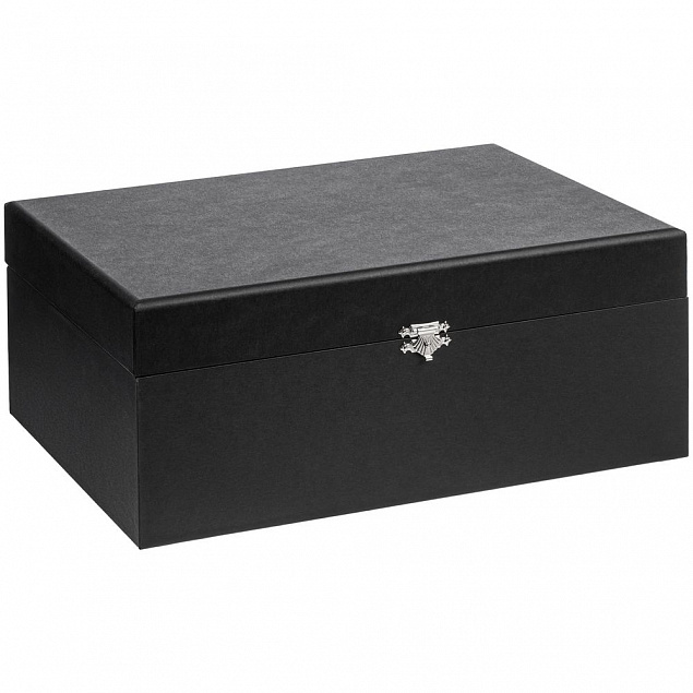 Коробка Charcoal ver.2, черная с логотипом в Ставрополе заказать по выгодной цене в кибермаркете AvroraStore