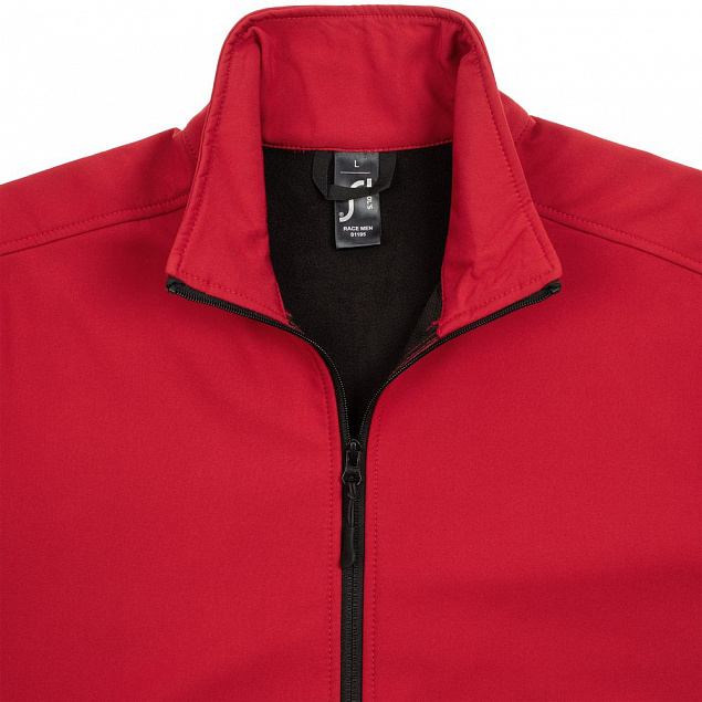 Куртка софтшелл мужская RACE MEN красная с логотипом в Ставрополе заказать по выгодной цене в кибермаркете AvroraStore