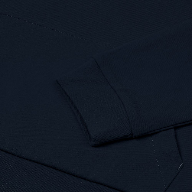 Толстовка на молнии с капюшоном Unit Siverga Heavy, темно-синяя с логотипом в Ставрополе заказать по выгодной цене в кибермаркете AvroraStore