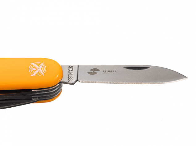 Нож перочинный, 89 мм, 15 функций с логотипом в Ставрополе заказать по выгодной цене в кибермаркете AvroraStore