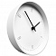 Часы настенные Lite, белые с логотипом в Ставрополе заказать по выгодной цене в кибермаркете AvroraStore