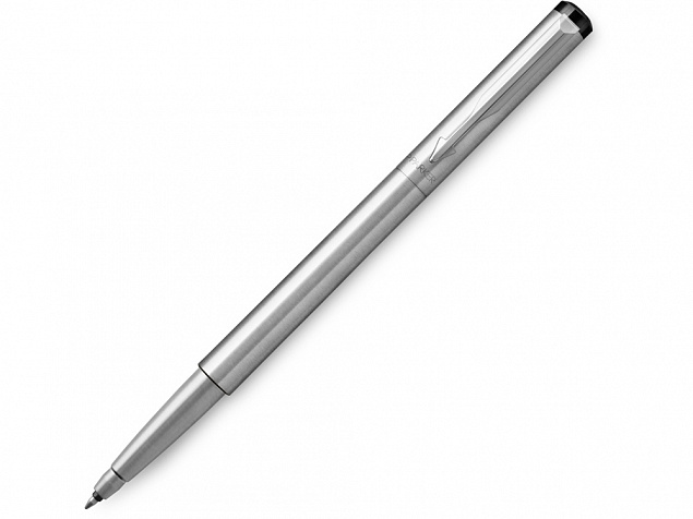 Ручка роллер Parker Vector Standard Black CT с логотипом в Ставрополе заказать по выгодной цене в кибермаркете AvroraStore