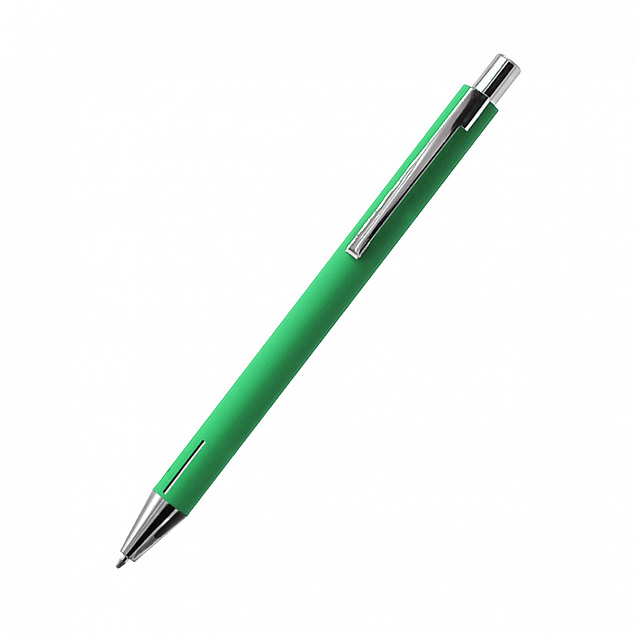 Ручка металлическая Elegant Soft - Зеленый FF с логотипом в Ставрополе заказать по выгодной цене в кибермаркете AvroraStore