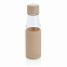 Стеклянная бутылка для воды Ukiyo с силиконовым держателем с логотипом в Ставрополе заказать по выгодной цене в кибермаркете AvroraStore